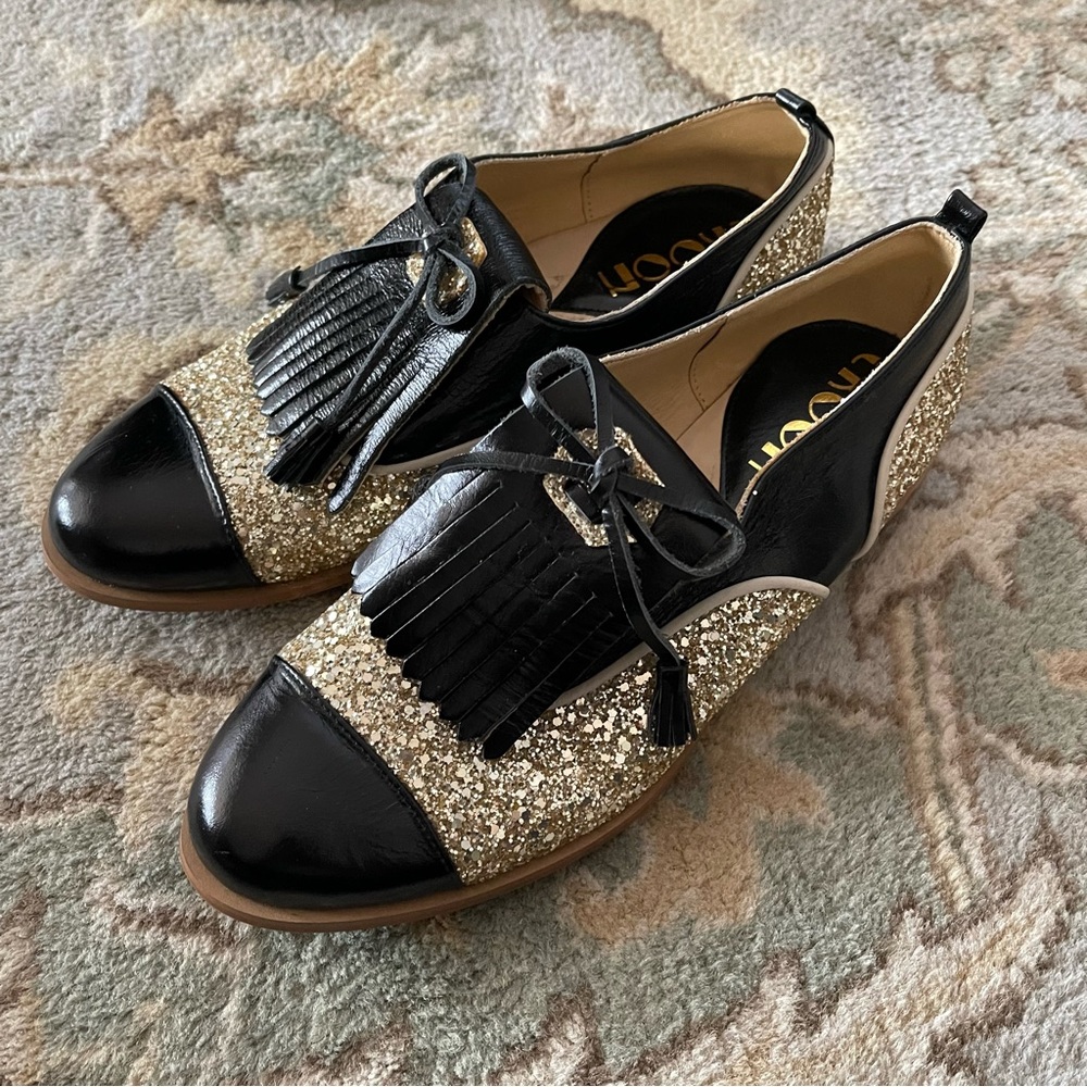 Croon Brogues Oxford Glitter shoes